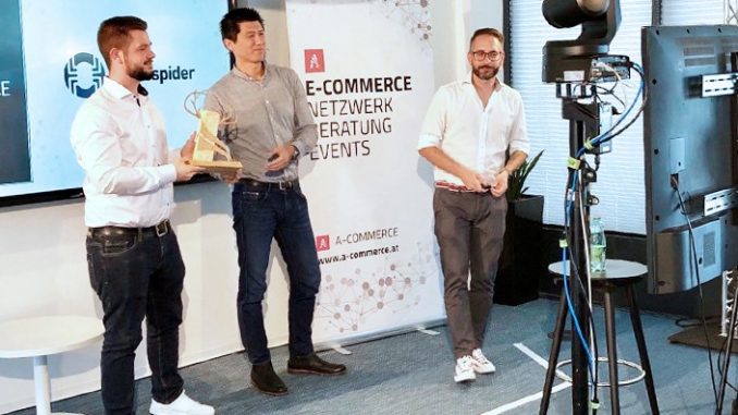 Daniel Poinstingl (CEO A-Commerce), Chen Cheng-Chieh (Senior Commercial Manager DACH bei Klarna) und Stephan Grad (CEO A-Commerce). (c) A-COMMERCE