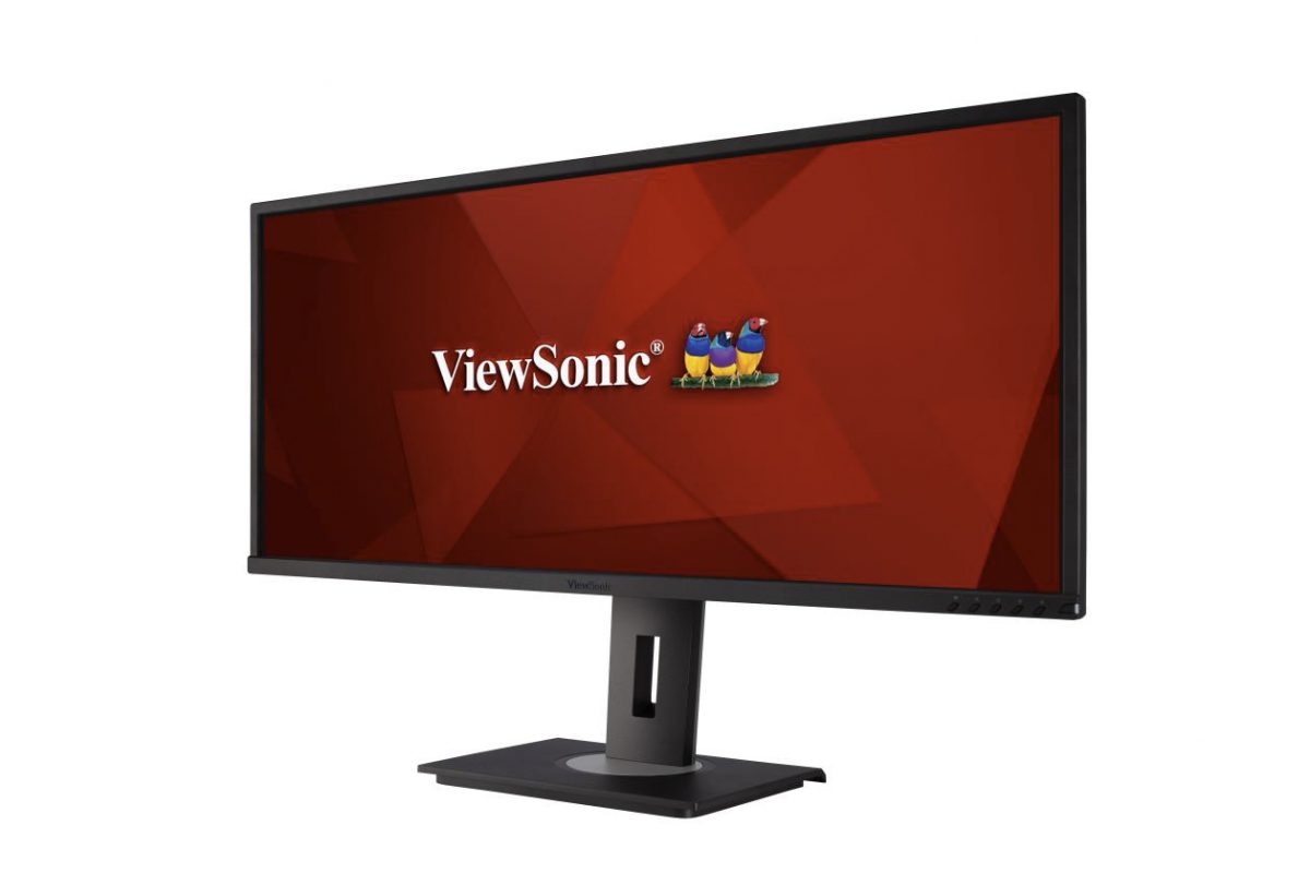 Der ViewSonic VG3448 kombiniert eine UWQHD-Auflösung mit einem SuperClear-VA-Panel