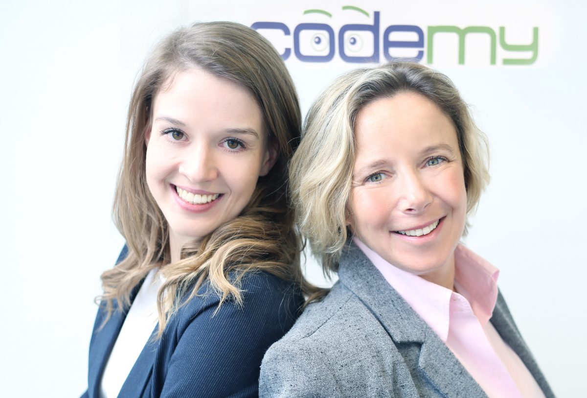 Die acodemy-Gründerinnen Elisabeth Weißenböck (links) und Anna Relle. (c) acodemy