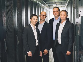 Die neue Geschäftsleitung der conova communications GmbH: Alexander Marx, Günther Rohrecker, Stefan Kaltenbrunner und Robert Pumsenberger. (c) conova – Marco Riebler.