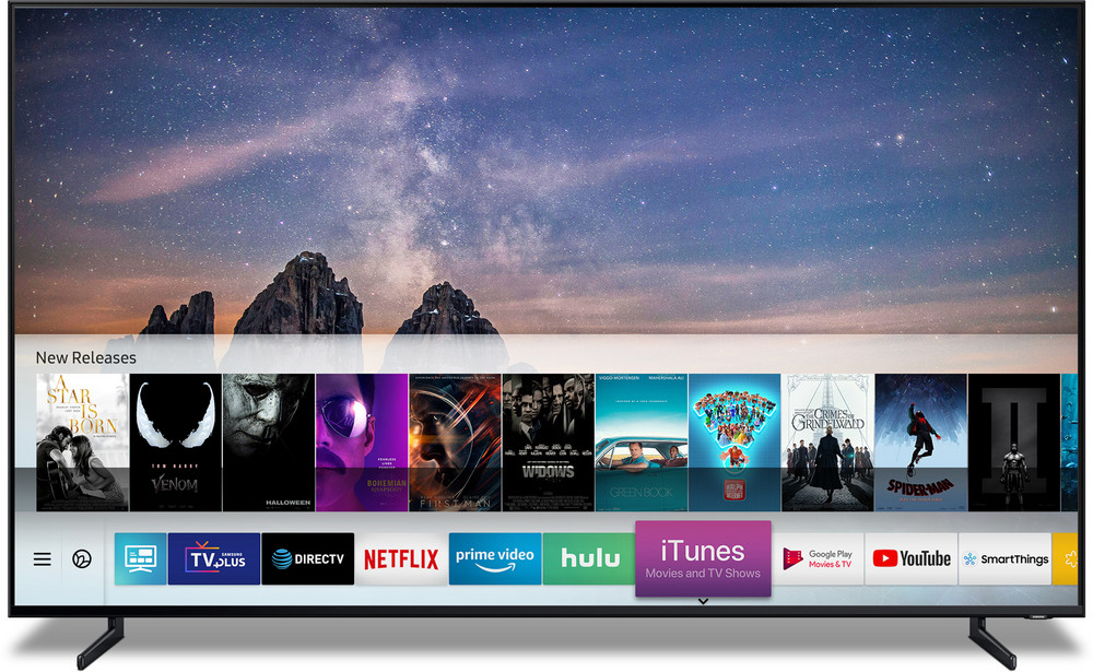 iTunes nativ auf Samsung-Fernsehern. 