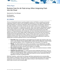 Geschäftsfälle für All-Flash-Arrays bei der Integration von Flash in die Cloud