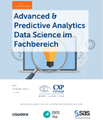 Advanced & Predictive Analytics Data Science im Fachbereich (c) SAS Institute GmbH