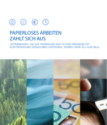 Papierloses Arbeiten zahlt sich aus (c) DocuSign