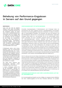 So beheben Sie Performance-Engpässen in Servern (c) DataCore Software Corporation