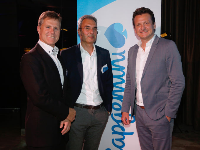 Capgemini Österreich CEO Bernd Bugelnig, Head of Solution Delivery der MIBA AG Gerhard Kastler und Rath AG COO Jörg Sitzenfrey.