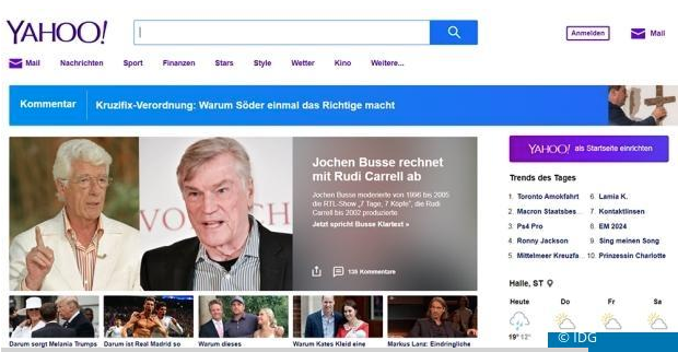 Yahoo - jetzt Altana - muss 35 Mio. US-Dollar Strafe zahlen (c) IDG